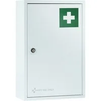 FIRST AID ONLY® Medizinschrank Medizinschrank Weiß mit 3 Fächern