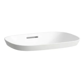 LAUFEN INO Einbauwaschtisch 8173020001091, Einbau von oben, 50x36,5cm, mit Überl., Saphirkeramik