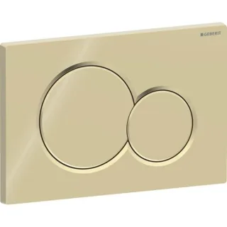 Geberit Sigma01 Betätigungsplatte Edelmessing für 2-Mengen-Spülung, 115770DT5 115770DT5