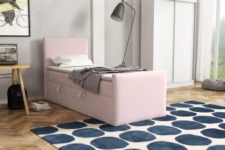 Boxspringbett Schlafzimmerbett NICOLO 100x200cm in div. Farbvarianten