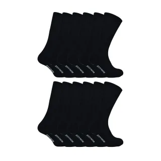 Herren 12 Paare Bambus-Baumwoll-Sportsocken
