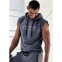 le jogger® Kapuzenpullover mit Druck und Kordelzug