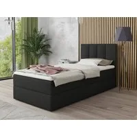Sofnet Boxbett Star Mini (mit Bettkasten, Bonell-Matratze und Topper), Einzelbett, Polsterbett mit Kopfteil, Boxspringbett, Kinderbett
