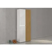 Home affaire Schuhschrank LADY, Schuhkommode,Schuhmöbel,Schuhablage,Schuhregal mit 10 Einlegeböden, 12 Fächer, Tür mit Rillenoptik, ca.36 paar Schuhe