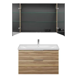 Burgbad SET Eqio Frassino Dekor Cappuccino/Alpinweiss, SFAN103F3437C0001 SFAN103F3437C0001