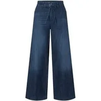 MAC Weite Jeans WENDY mit Denim-Binde-Gürtel
