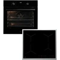 AEG Backofen-Set HH24BSIB, Aqua Clean, Heißluft: Gleichmäßiges Garen auf 3 Ebenen: ideal für Mehrblech‑Backen
