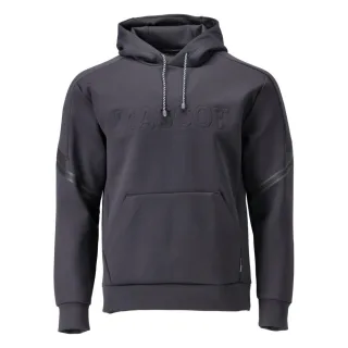 MASCOT Herren Fleece Kapuzensweatshirt CUSTOMIZED Schwarzblau L - 22186-608-010-L