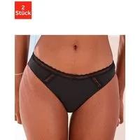 Vivance by Lascana Bikinislip (Packung, 2 Stück) aus weicher Baumwollmischung