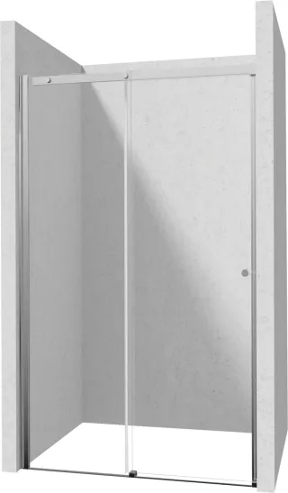 Neuesbad SLIDING Dusche DOOR Chrom 160CM mit Weissglas NB1DEKTSP016P1