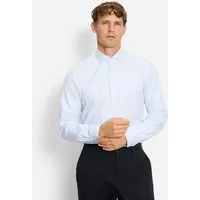 OLYMP Langarmhemd Level Five body fit, Haifischkragen, Webmuster, Businesshemd