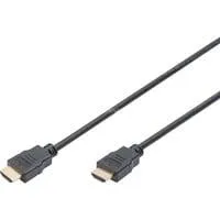 HDMI High Speed Anschlusskabel, mit Ethernet, Full HD 1080i/p schwarz, 5 Meter, Standard