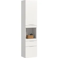 OTTO home Hängeschrank MAOI, Höhe 166cm, 1 Tür, 2 Schubkästen, 1 offenes Fach (Türanschlag wechselbar, insg. 4 Fächer) Badezimmerschrank, Schrank, Kommode, Midischrank, Bad, Badezimmer