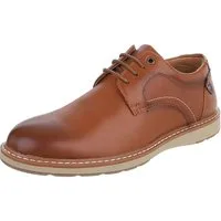 Coolwalk Herren Schnürschuh mit Struktur und Komfort-Sohle Schnürschuh (91917860) Flach Business-Schuhe in Braun