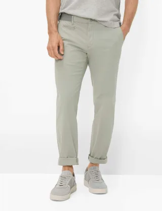 Eurex Herren Flatfronthose Style TORGE KHAKI Grün Khaki, grün - khaki, Gr. 265U