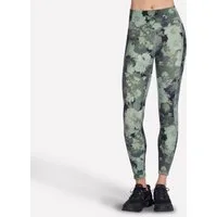 Skechers Leggings GOFLEX RIB INBLOOM FL HW LEGGING mit durchgehendem Blumenprint, Full-Length-Design