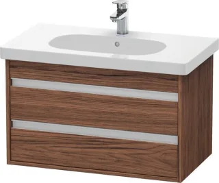Duravit Ketho Waschtischunterbau wandhängend Nussbaum dunkel Matt 800x455x480 mm - KT664702121 KT664702121
