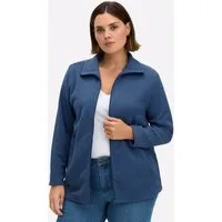 Sieh an! Fleecejacke Fleece-Jacke Langarm