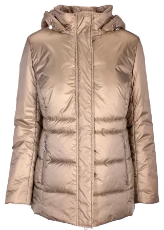 CLARINA - Jacke, Kapuze, 1/1-Arm nougat - Gr. - 42