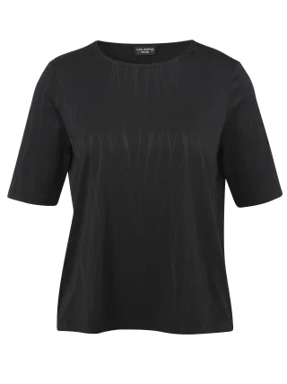 VIA APPIA DUE - T-Shirt Rundhals 1/2 Arm schwarz - Gr. - 46