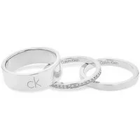 Calvin Klein Ring-Set CK TRIO (Set, 3-tlg), mit Preciosa Crystal