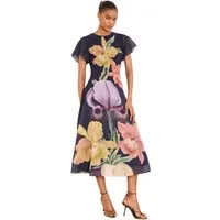 LIPSY Midikleid Lipsy X Mandy Sade Ausgestelltes Midikleid (1-tlg)