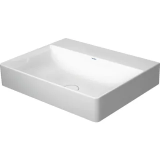 Duravit DuraSquare Waschtisch 2353600079 weiß, 60x47cm, ohne Hahnloch, geschliffen