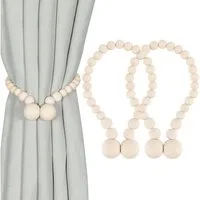 Agger Raffhalter Magnetische Vorhanghalter, 2 Stück, Vorhangclips, Halterungen, Für alle Arten von Vorhängen, z. B. kleine, leichte, transparente oder schwere Verdunkelungsvorhänge, (2-tlg), Haken für Zuhause, Outdoor, Schlafzimmer, Büro, Dekorvorhan