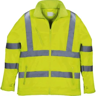 Softshellwarnjacken EN 20471 neongelb - 490970GR.XL