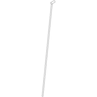 Dornbracht Zugkn.m.stange,eb-tara - 04208903580-09 messing