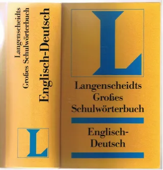 Langenscheidts grosses Schulwörterbuch Englisch-deutsch