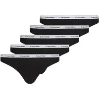 Calvin Klein Underwear Bikinislip 5 PACK BIKINI (LOW-RISE) (Packung, 5-St., 5er-Pack) mit Logobund