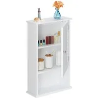 relaxdays Midischrank Badschrank mit geringer Tiefe