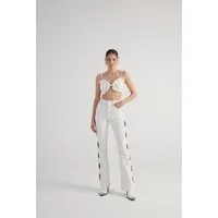 HOLLY LOLLY Bequeme Jeans Cutout Jeanshose