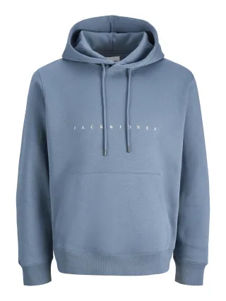 JACK&JONES - JJESTAR JJ SWEAT HOOD NOOS Blue Mirage - Gr. - XS