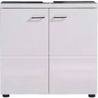 trendteam Waschbeckenunterschrank Nightlife Waschbeckenunterschrank mit 2 Türen - (B/T/H) 65/35/63 cm