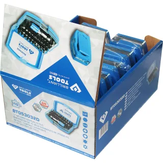 Brilliant Tools Bit-Satz, 32-tlg. Display, 10 Stk - BT053032D