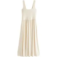 Next Jerseykleid Sommerliches, tailliertes Jersey-Kleid (1-tlg)