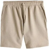 Next Sweatshorts Shorts mit Biesen aus strukturiertem Jersey (1-tlg)