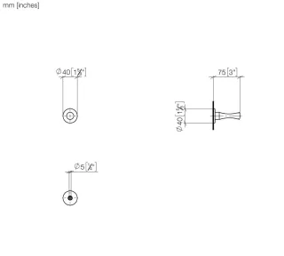 Dornbracht Haken MADISON 83252970 Bronze 83252970-42