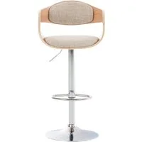 CLP Barhocker Kingston Stoff (Set, 2 St., 2er), drehbar, Höhenverstellung