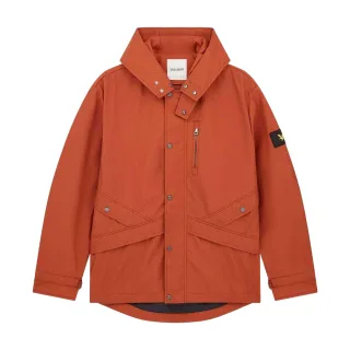 Lyle & Scott - Kapuzenjacke für Herren, Baumwollmischung (Orange)