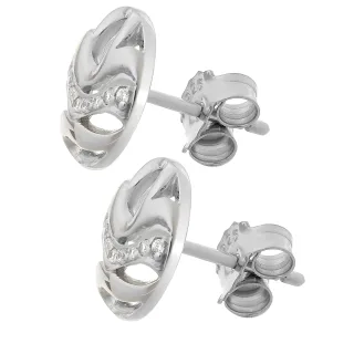 Orphelia 'Elvina' Ohrstecker für Damen, 925 Sterling Silber - Silber ZO-7085