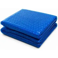 ESTEXO Pool-Abdeckplane Pool Solarfolie Solarplane Blau Rund Ø 2,50 m Poolabdeckung Solarhei