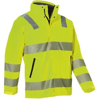 KÜBLER REFLECTIQ Wetterparka PSA 2 warngelb S - 1975 8228-34-S