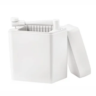 Käsebox integrierter Käseschneider Kunststoff weiß 8,0x9,3x12,5cm | Rosti Classic Aufbewahrung hygienisch portionieren direkt schneiden am Tisch
