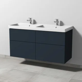 Sanipa 3way Waschtischunterbau zu Villeroy & Boch Avento Waschtisch mit 4 Auszügen, Marine-Matt SP6251R