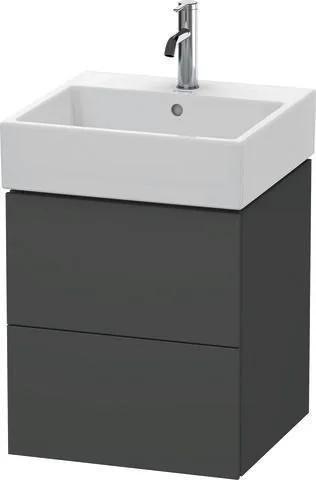 Duravit L-Cube Waschtischunterbau wandhängend Graphit Matt 484x459x544 mm - LC627404949 LC627404949