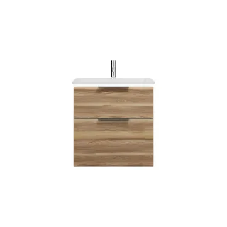 Burgbad Mineralguss Waschtisch-Set Eqio Frassino Dekor Cappuccino/Alpinweiss, SEZE062F3437C0001 SEZE062F3437C0001