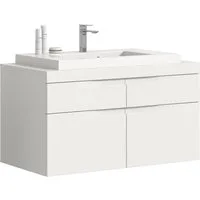 OTTO home Waschtisch MAOI, inklusive Mineralguss-Aufsatzwaschbecken, Breite 100cm (4 Schubkästen mit Vollauszug), Waschbecken, Waschbeckenschrank, Kommode, Badunterschrank